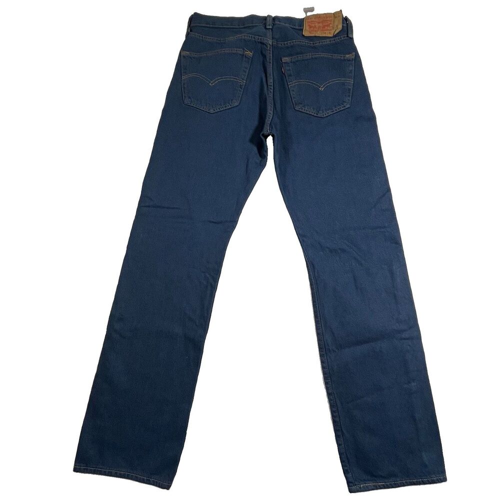 Levi's 501 Original Fit Jeans 31x30 Blue Denim Straight Leg